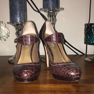Charles David brown Mary Jane pumps